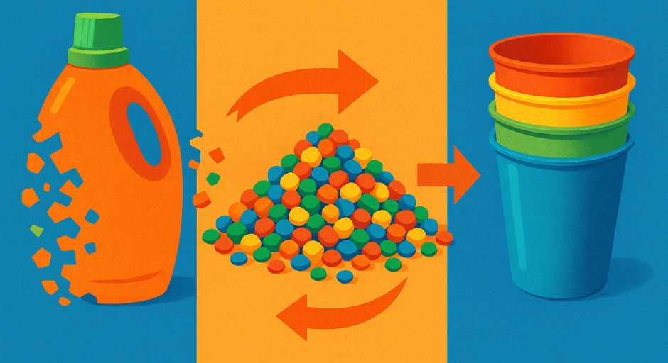 El ciclo virtuoso del plástico: Resinas recicladas 